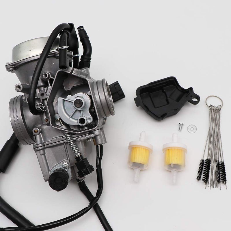 KIPA Carburetor for TRX500 Foreman Rubicon 500 2001-2005 TRX500FA TRX500FPA TRX500FM, Replace OEM Part Number 16100-HN2-013, With Carbon Dirt Jet Cleaner Tool Kit & Fuel Filters - Image 4